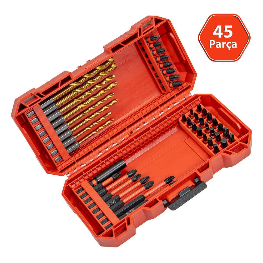 IMG_0083 WERTEC Yıldız Uc Seti 45 Parça - Görsel 1